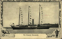 The Steamer Roosevelt Steamers Postcard Postcard Postcard