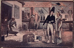 Steamer "Clermont" Postcard