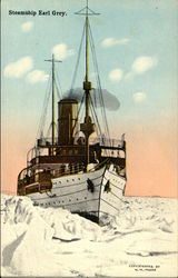 Steamship Earl Grey Steamers Postcard Postcard Postcard