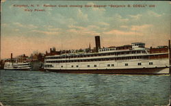 New Steamer "Benjamin B. Odell and Mary Powell Kingston, NY Postcard Postcard Postcard