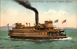 Key Route Ferry Steamer "San Francisco" Postcard