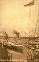 Harbor Scene Postcard