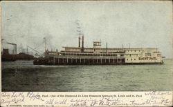 Steamer St. Paul Steamers Postcard Postcard Postcard