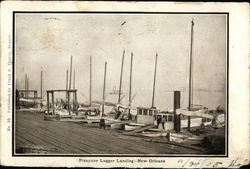 Picayune Lugger Landing Postcard