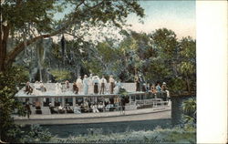 The Princess Issena Rounding into Landing on Upper Tomoka Riverboats Postcard Postcard Postcard