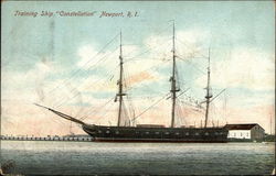 Training Ship "Constellation" Postcard