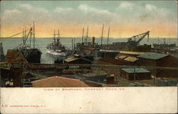 View of Shipyard Newport News, VA Postcard Postcard Postcard