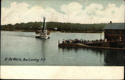 At the Weirs Boat Landing, NH Postcard Postcard Postcard