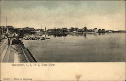 East View of Greenport Long Island, NY Postcard Postcard Postcard