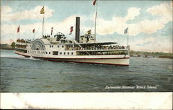 Excursion Steamer "Block Island" Steamers Postcard Postcard Postcard