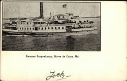 Steamer Susquehanna Postcard