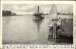 Yacht Landing Postcard