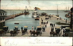 Steamboat Landing Plymouth, MA Postcard Postcard Postcard