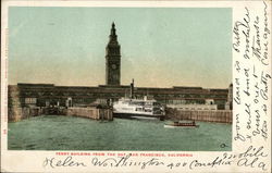 Ferry Building From the Bay Postcard