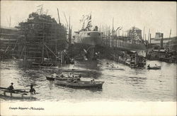 Cramp's Shipyard Postcard