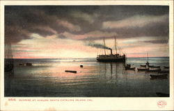 Sunrise at Avalon Postcard