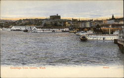 Seattle Harbor Postcard