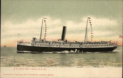 SS North Star, Maine SS Co. Steamers Postcard Postcard Postcard