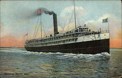 Steamer North Star Steamers Postcard Postcard Postcard