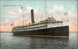 Steamer "Horatio Hall" Steamers Postcard Postcard Postcard