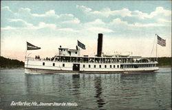 Steamer Sleur De Monts Postcard