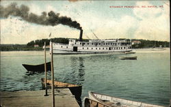 Steamer Pemaquid on the Water Postcard