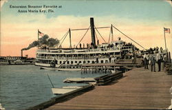 Excursion Steamer Favorite Anna Maria Key, FL Postcard Postcard Postcard