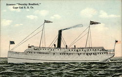 Steamer "Dorothy Bradford," Cape Cod SS Co. Postcard