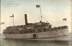 Steamer Dorothy Bradford on the Water Provincetown, MA Postcard Postcard Postcard