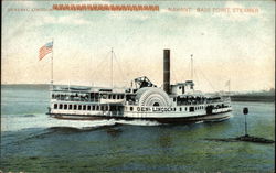 Nahant Bass Point Steamer, General Lincoln Steamers Postcard Postcard Postcard