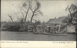 Ferry Across the Rio Grande Ferries Postcard Postcard Postcard