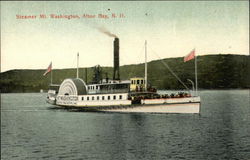 Steamer Mt Washington on the Water Postcard