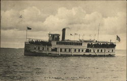 Steamer "Island Belle" Steamers Postcard Postcard Postcard