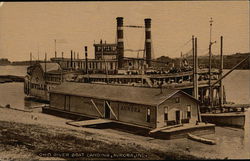 Ohio River Boat Landing Aurora, IN Postcard Postcard Postcard