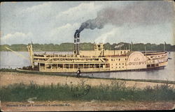 Steamer City of Louisville Postcard