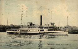 Excursion Boat Mount Hope Postcard