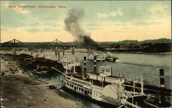 Ohio Riverfront View Postcard