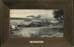 River Front Steamers Postcard Postcard Postcard