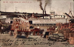 Levee Scene St. Louis, MO Postcard Postcard Postcard