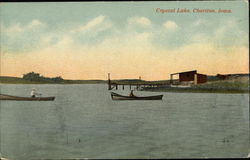 Boats on Crystal Lake Postcard