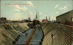 Skinner's Dry Dock Postcard