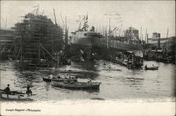 Cramp's Shipyard Postcard