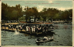 Steamboat Landing, Lake Maxinkuckee Postcard