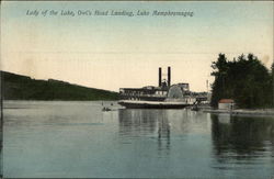 Lady of the Lake, Owl's Head Landing Postcard