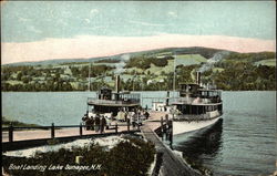 Water View from Boat Landing Lake Sunapee, NH Postcard Postcard Postcard