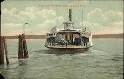 "Ferry Boat Rockland" landing Nyack, NY Postcard Postcard Postcard