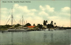 Gasoline Supply Station Miami, FL Postcard Postcard Postcard