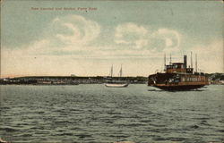 New London and Groton Ferry Boat Postcard