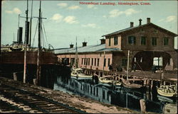 Steamboat Landing Stonington, CT Postcard Postcard Postcard