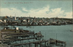 City and Harbor View Postcard